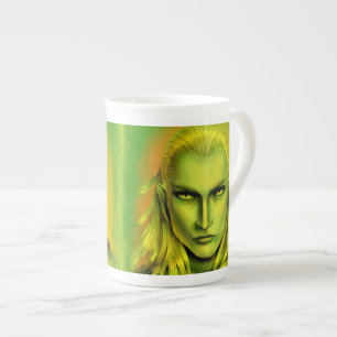 Falln Male Forest Elf Bone China Mug
