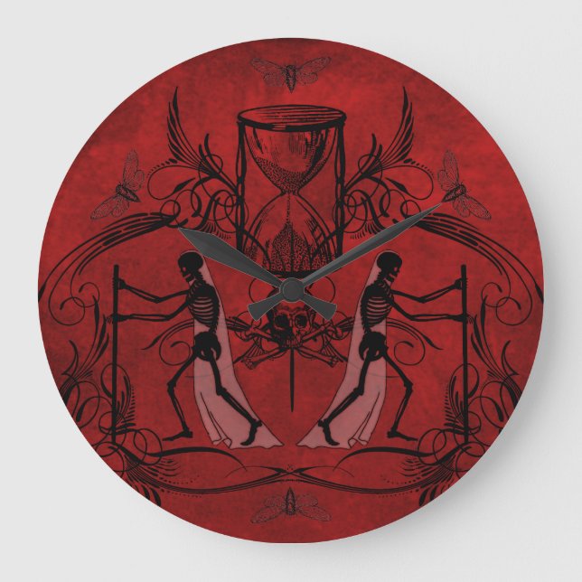 Falln Memento Mori Large Clock (Front)