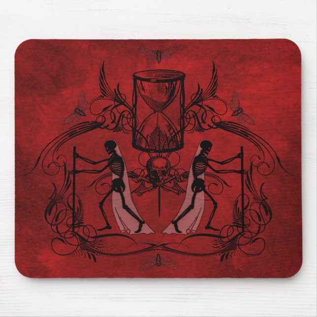 Falln Memento Mori Mouse Mat (Front)