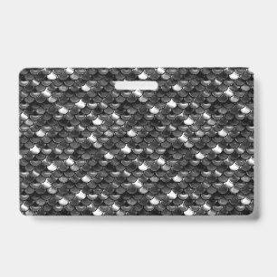 Falln Mermaid Scales ID Badge
