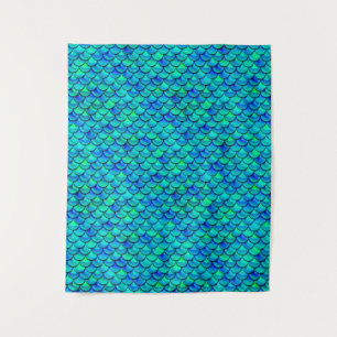 Falln Mermaid Scales Tapestry