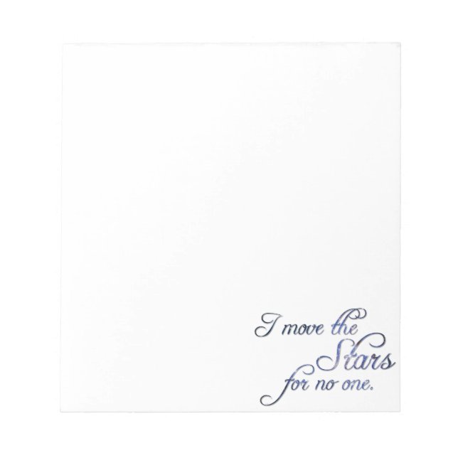 Falln Move The Stars Notepad (Front)