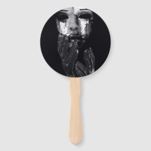 Falln My Mask Hand Fan