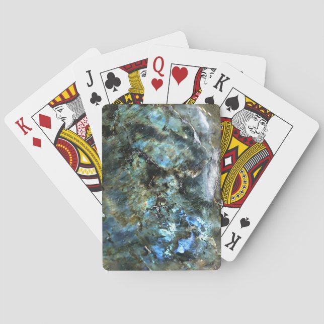 Falln Ocean Stone Playing Cards (Back)