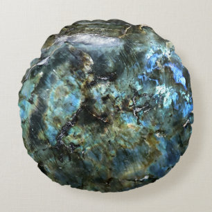 Falln Ocean Stone Round Cushion