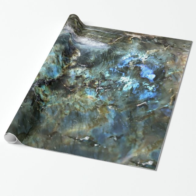 Falln Ocean Stone Wrapping Paper (Unrolled)