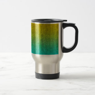 Falln Ocean Sunrise Glitter Gradient Travel Mug