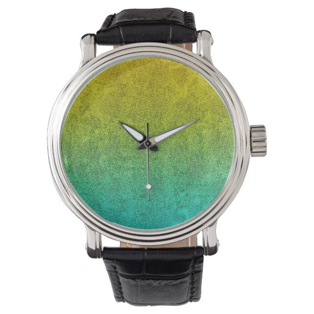 Falln Ocean Sunrise Glitter Gradient Watch (Front)