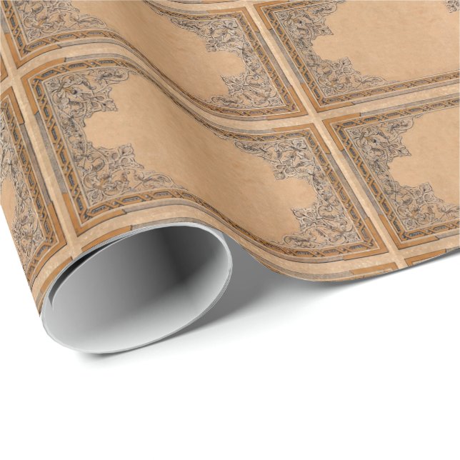 Falln Old Sepia Knotwork Paper (Roll Corner)