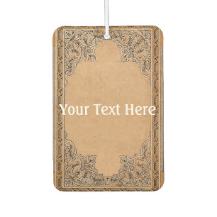 Falln Old Sepia Knotwork Paper Car Air Freshener