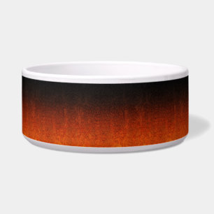 Falln Orange & Black Glitter Gradient
