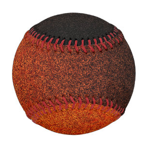 Falln Orange & Black Glitter Gradient Baseball