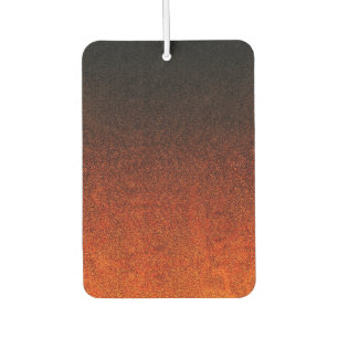 Falln Orange & Black Glitter Gradient Car Air Freshener