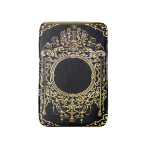 Falln Ornate Gold Frame (Perfect for a Monogram!) Bath Mat