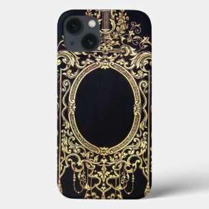 Falln Ornate Gold Frame (Perfect for a Monogram!) iPhone 13 Case