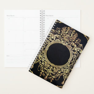 Falln Ornate Gold Frame Planner
