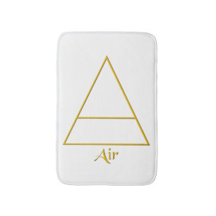Falln Pagan Air Element Symbol Bath Mat
