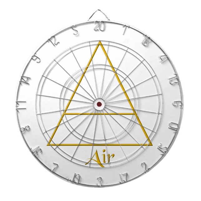 Falln Pagan Air Element Symbol Dartboard (Front)