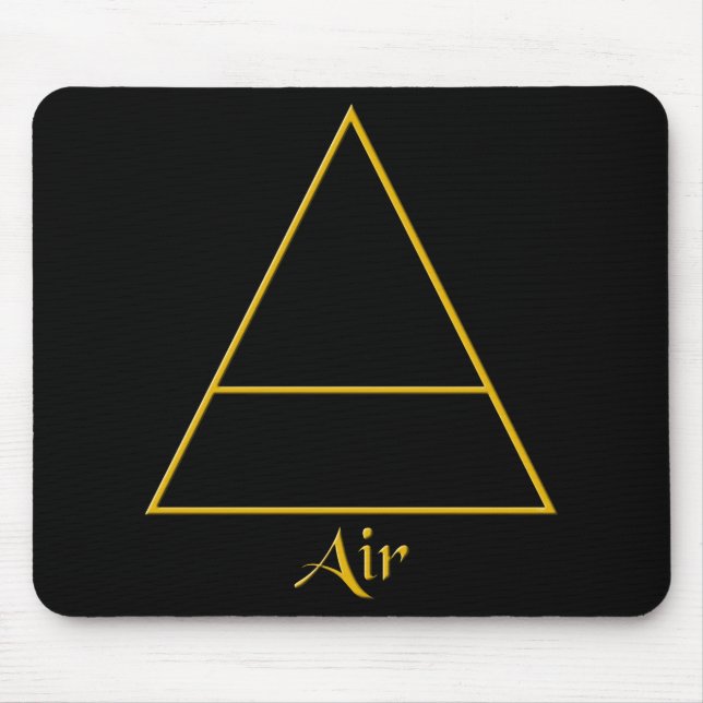 Falln Pagan Air Element Symbol Mouse Mat (Front)