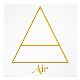 Falln Pagan Air Element Symbol Photo Print