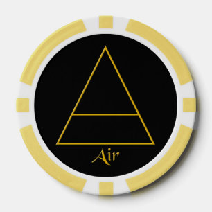 Falln Pagan Air Element Symbol Poker Chips