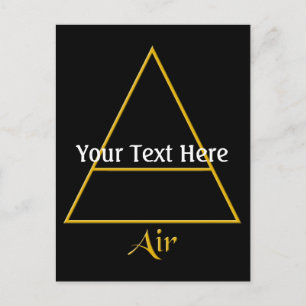 Falln Pagan Air Element Symbol Postcard