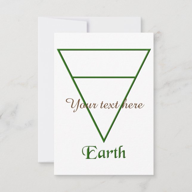 Falln Pagan Earth Element Symbol (Front)