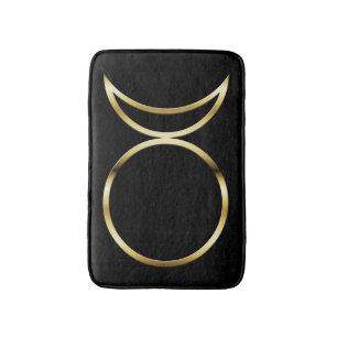 Falln Pagan Horned God Symbol Bath Mat