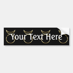 Falln Pagan Horned God Symbol Bumper Sticker