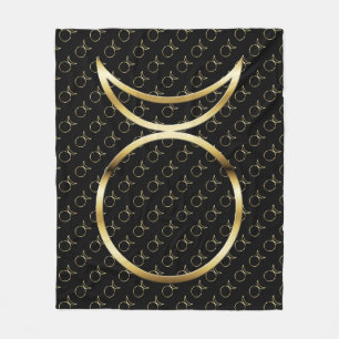 Falln Pagan Horned God Symbol Fleece Blanket