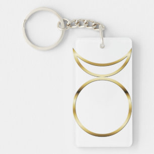 Falln Pagan Horned God Symbol Key Ring