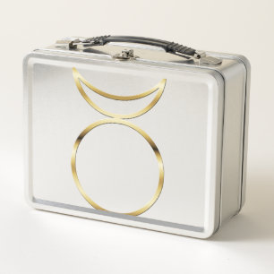 Falln Pagan Horned God Symbol Metal Lunch Box