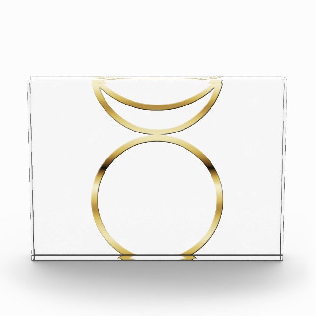 Falln Pagan Horned God Symbol Photo Block (Front)