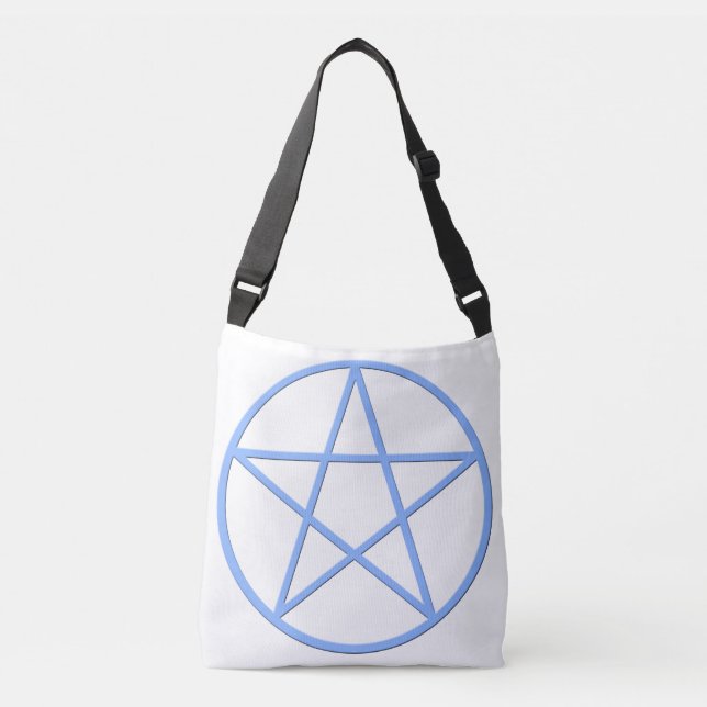 Falln Pagan Pentacle Crossbody Bag (Front)