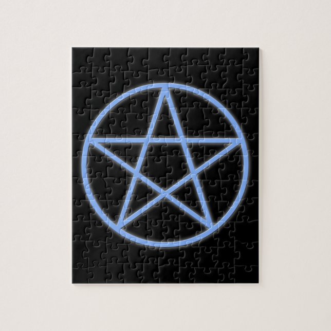 Falln Pagan Pentacle Jigsaw Puzzle (Vertical)