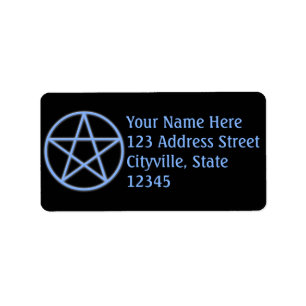 Falln Pagan Pentacle Label