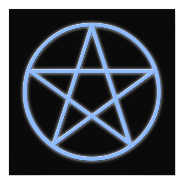 Falln Pagan Pentacle Photo Print (Front)