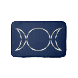 Falln Pagan Triple Goddess Symbol Bath Mat