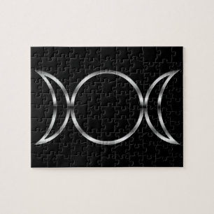 Falln Pagan Triple Goddess Symbol Jigsaw Puzzle