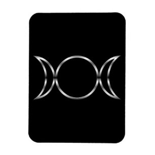 Falln Pagan Triple Goddess Symbol Magnet