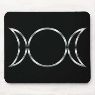Falln Pagan Triple Goddess Symbol Mouse Mat
