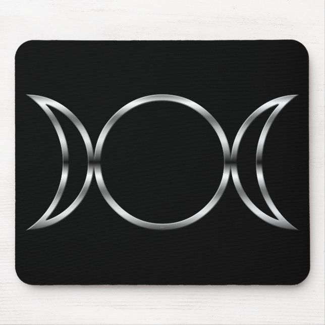 Falln Pagan Triple Goddess Symbol Mouse Mat (Front)