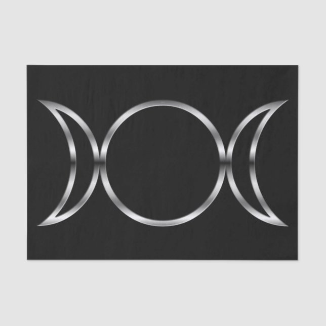 Falln Pagan Triple Goddess Symbol Tissue Paper (Front)