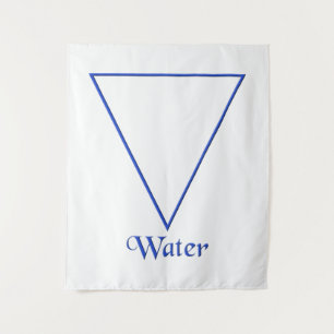 Falln Pagan Water Element Symbol Tapestry
