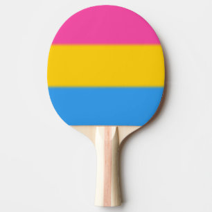 Falln Pansexual Pride Flag Ping Pong Paddle