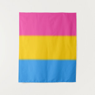 Falln Pansexual Pride Flag Tapestry