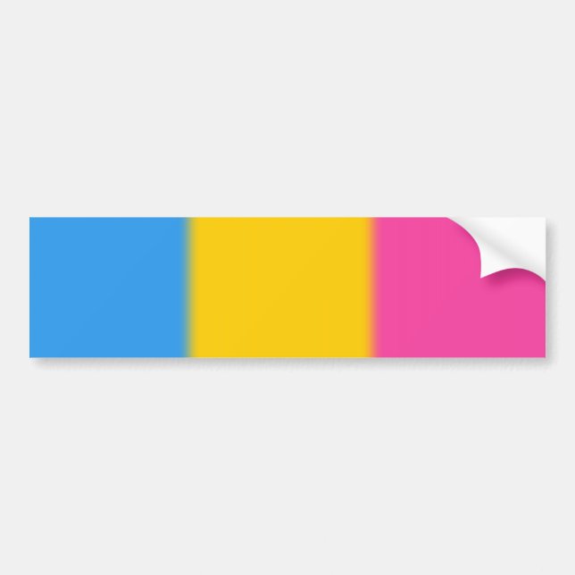 Falln Pansexual Pride Flag Version 2 Bumper Sticker (Front)