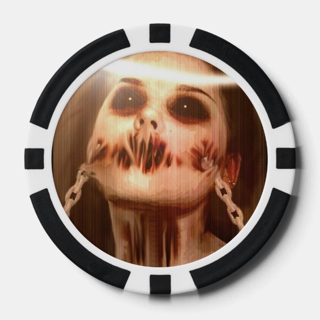 Falln Personal Saviour Poker Chips (Front)