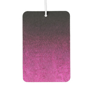 Falln Pink & Black Glitter Gradient Car Air Freshener