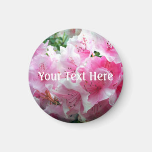 Falln Pink Floral Blossoms Magnet
